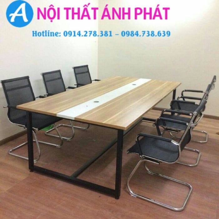 Mẫu bàn họp thiết kế kích thước tiêu chuẩn