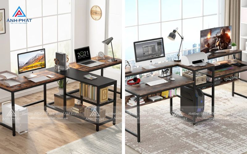 Tìm hiểu về bàn làm việc đôi - lựa chọn tốt nhất cho không gian làm việc của bạn - Hình 4