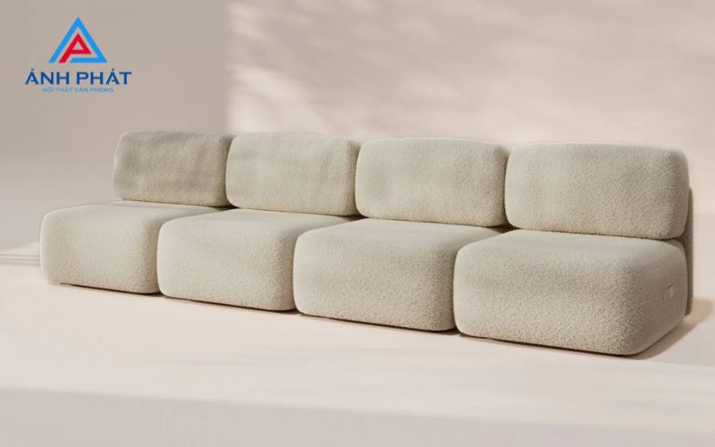 Kích thước ghế sofa 4 chỗ loại ghế module