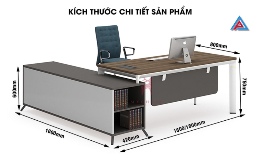 kích thước bàn giám đốc