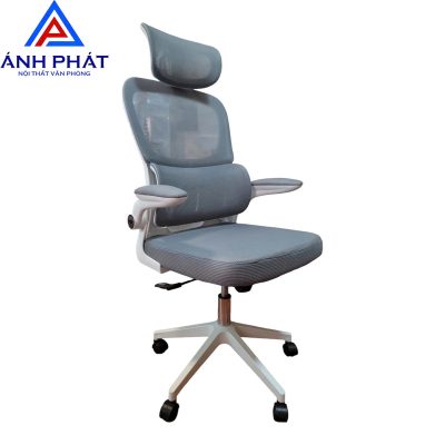 Ghế văn phòng Ergonomic tay gập chân xoay