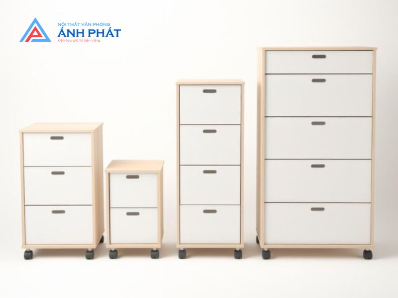 Hộc tủ di động chất liệu bền bỉ, dễ vệ sinh Hộc tủ di động chất liệu bền bỉ, dễ vệ sinh