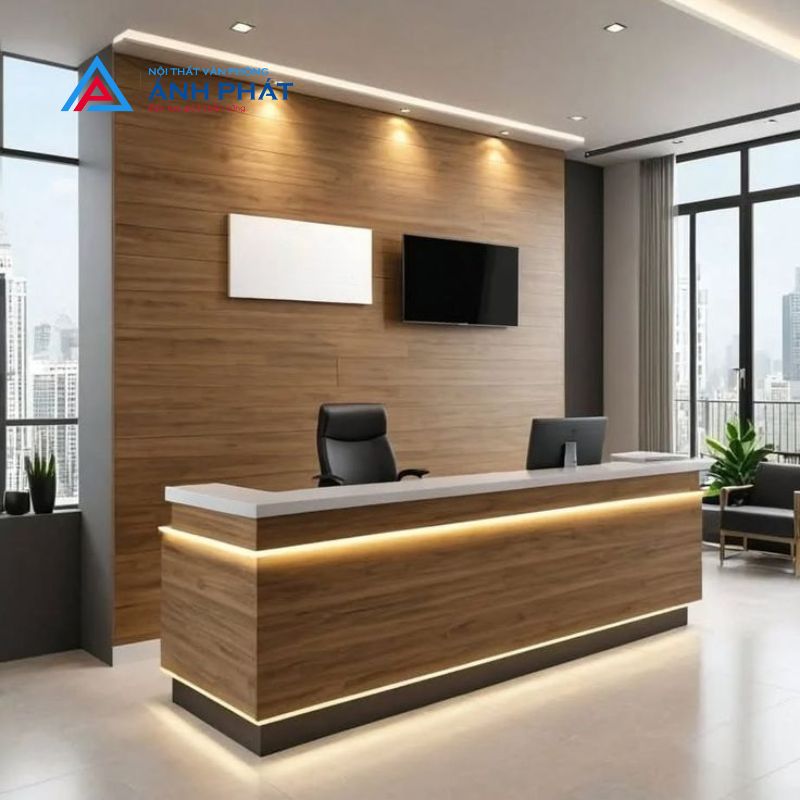 Lý do nên chọn bàn quầy lễ tân tối giản Lý do nên chọn bàn quầy lễ tân tối giản